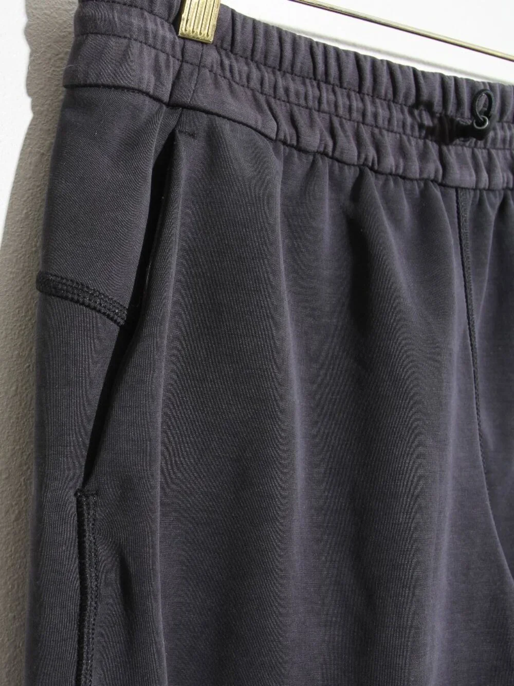 Lululemon Softstreme High-Rise Pant Black Pull-On Elasticated Waist Peach Fuzz 6
